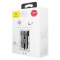 Baseus φορτιστής αυτοκινήτου CAXLD-B01, 2x USB, 2.4A 36W, Μαύρο