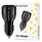 Wozinsky Φορτιστής Αυτοκινήτου (WCC-02) 2x USB Quick Charge 3.0 - 3.1A - Μαύρος
