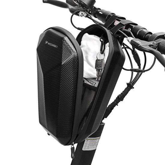 Wozinsky Waterproof Scooter Handlebar Bag 4l μαύρο Wozinsky Waterproof Scooter Handlebar Bag 4l μαύρο