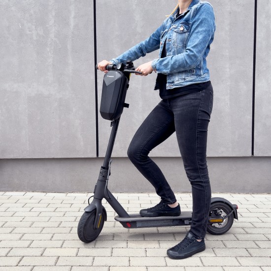 Wozinsky Waterproof Scooter Handlebar Bag 4l μαύρο Wozinsky Waterproof Scooter Handlebar Bag 4l μαύρο