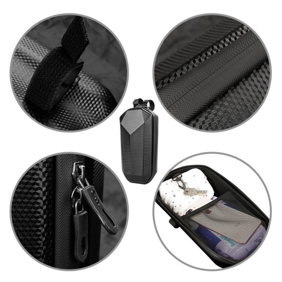 Wozinsky Waterproof Scooter Handlebar Bag 4l μαύρο Wozinsky Waterproof Scooter Handlebar Bag 4l μαύρο