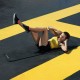 Στρώμα Γυμναστικής non slip mat for exercising 181cm x 63cm x 1cm (WNSP-BLACK) Μαύρο