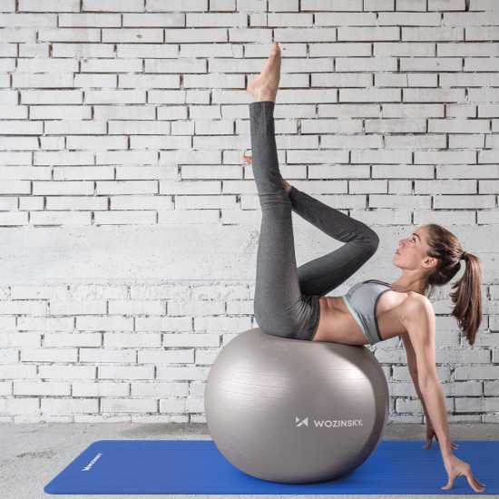 Στρώμα Γυμναστικής non slip mat for exercising 181cm x 63cm x 1cm (WNSP-BLACK) Μαύρο