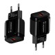 Wozinsky USB Quick Charge charger (WWC-B02) Μαύρο