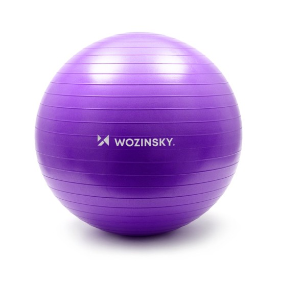 Wozinsky Μπάλα Γυμναστικής Gymnastic Exercise Ball 65cm Μωβ