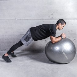 Wozinsky Μπάλα Γυμναστικής Gymnastic Exercise Ball 65cm Μωβ