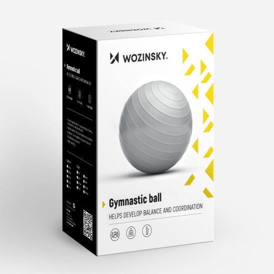 Wozinsky Μπάλα Γυμναστικής Gymnastic Exercise Ball 65cm Μωβ