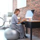 Wozinsky Μπάλα Γυμναστικής Gymnastic Exercise Ball 65cm Μωβ