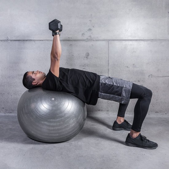 Wozinsky Μπάλα Γυμναστικής Gymnastic Exercise Ball 65cm Μωβ