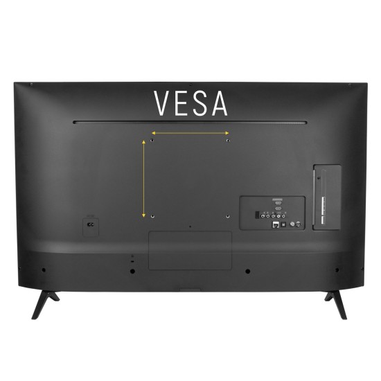 Βάση τηλεόρασης Wozinsky (max 55`` / 45kg) στον τοίχο με ρυθμιζόμενη γωνία κλίσης VESA 100x100mm /