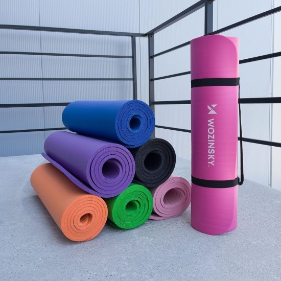 Στρώμα Γυμναστικής non slip mat for exercising 181cm x 63cm x 1cm (WNSP-PINK) Ροζ
