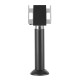 BRATECK Stand για POS PTS-04, μεταβλητού πλάτους, 360°, μαύρη