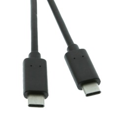 Καλώδιο Φόρτισης και Δεδομένων USB Type-C to Type-C 1m Μαύρο