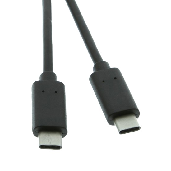 Καλώδιο Φόρτισης και Δεδομένων USB Type-C to Type-C 1m Μαύρο