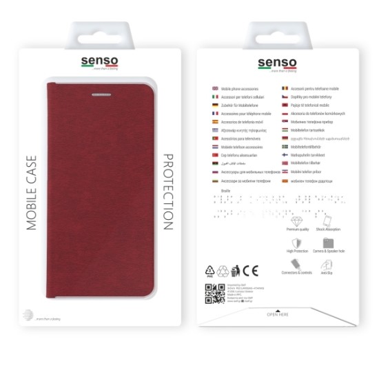 Θήκη Senso Feel iPhone 11 Pro Max Κόκκινο Θήκη Senso Feel iPhone 11 Pro Max Κόκκινο