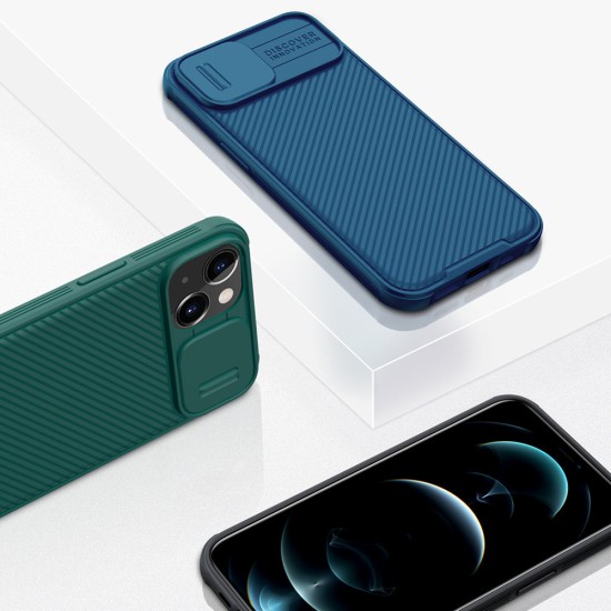 Nillkin CamShield Pro Case Ανθεκτικό κάλυμμα με ασπίδα προστασίας κάμερας για iPhone 13 Μαύρο