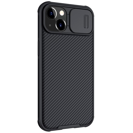 Nillkin CamShield Pro Case Ανθεκτικό κάλυμμα με ασπίδα προστασίας κάμερας για iPhone 13 Μαύρο