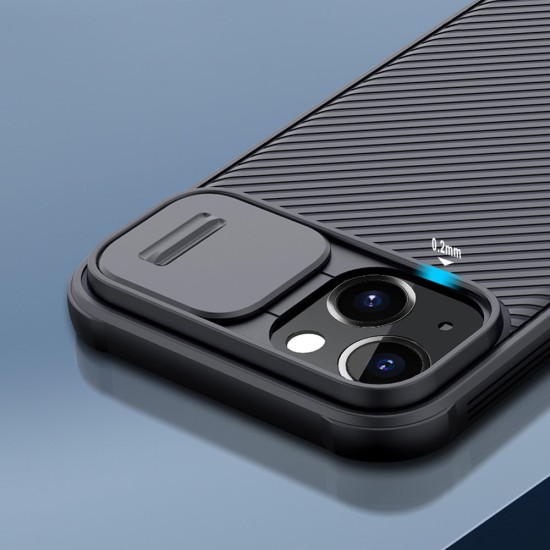 Nillkin CamShield Pro Case Ανθεκτικό κάλυμμα με ασπίδα προστασίας κάμερας για iPhone 13 Μαύρο
