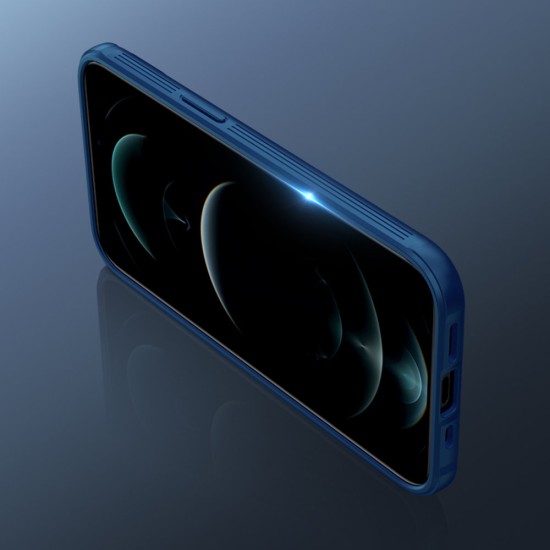 Nillkin CamShield Pro Case Ανθεκτικό κάλυμμα με ασπίδα προστασίας κάμερας για iPhone 13 Μπλε
