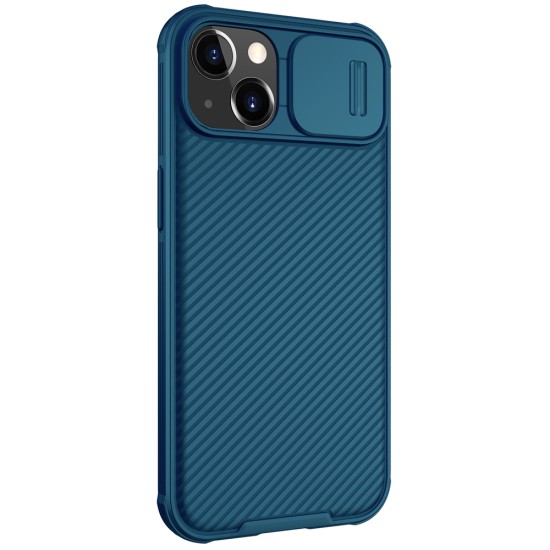Nillkin CamShield Pro Case Ανθεκτικό κάλυμμα με ασπίδα προστασίας κάμερας για iPhone 13 Μπλε