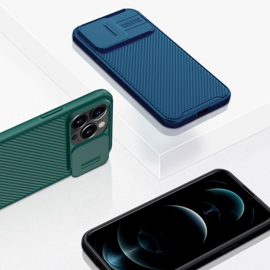 Nillkin CamShield Pro Case Ανθεκτικό κάλυμμα με ασπίδα προστασίας κάμερας για iPhone 13 Pro Μαύρο