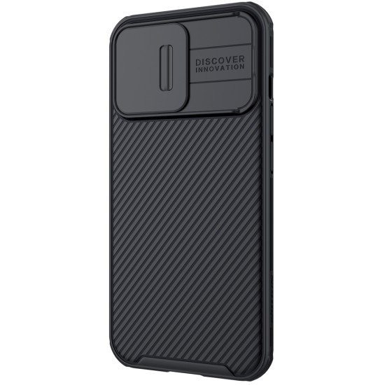 Nillkin CamShield Pro Case Ανθεκτικό κάλυμμα με ασπίδα προστασίας κάμερας για iPhone 13 Pro Μαύρο