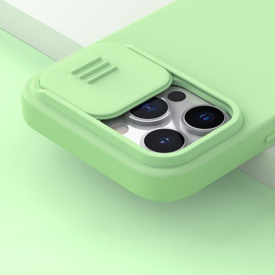 Nillkin CamShield Pro Case Ανθεκτικό κάλυμμα με ασπίδα προστασίας κάμερας για iPhone 13 Pro Μωβ