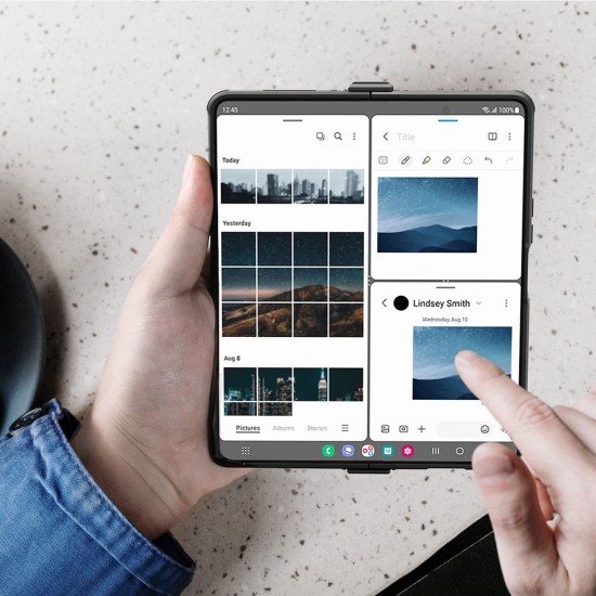 Nillkin Camshield Pro Back Cover Πλαστικό Μαύρο (Galaxy Z Fold4)