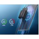 Choetech fast PPS Power Delivery 25W 3A wall charger + USB Type C cable 2m PD6003 Μαύρο