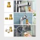 Baseus Baseus car wash gun - sprinkler, car washer 7.5 m - black (GF5)