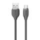 Baseus Jelly Liquid Silica Gel USB 2.0 Cable USB-C male - USB-A male Μαύρο 1.2m (CAGD010001)