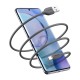 Baseus Jelly Liquid Silica Gel USB 2.0 Cable USB-C male - USB-A male Μαύρο 1.2m (CAGD010001)