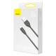 Baseus Jelly Liquid Silica Gel USB 2.0 Cable USB-C male - USB-A male Μαύρο 1.2m (CAGD010001)