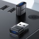 Baseus BA04 mini Bluetooth 5.0 adapter USB receiver computer transmitter μαύρο Baseus BA04 mini Bluetooth 5.0 adapter USB receiver computer transmitter μαύρο