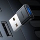 Baseus BA04 mini Bluetooth 5.0 adapter USB receiver computer transmitter μαύρο Baseus BA04 mini Bluetooth 5.0 adapter USB receiver computer transmitter μαύρο