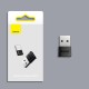 Baseus BA04 mini Bluetooth 5.0 adapter USB receiver computer transmitter μαύρο Baseus BA04 mini Bluetooth 5.0 adapter USB receiver computer transmitter μαύρο