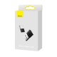 Baseus BA04 mini Bluetooth 5.0 adapter USB receiver computer transmitter μαύρο Baseus BA04 mini Bluetooth 5.0 adapter USB receiver computer transmitter μαύρο