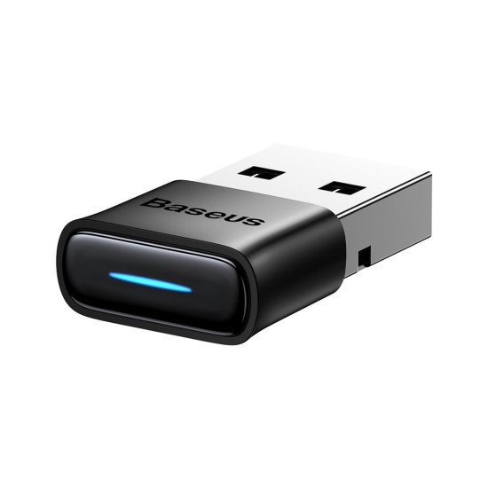 Baseus BA04 mini Bluetooth 5.0 adapter USB receiver computer transmitter μαύρο Baseus BA04 mini Bluetooth 5.0 adapter USB receiver computer transmitter μαύρο
