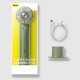 Baseus mini fan fan powerbank with built-in USB Type C cable 4000mAh white