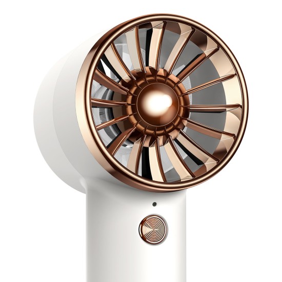 Baseus mini fan fan powerbank with built-in USB Type C cable 4000mAh white