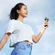Baseus mini fan fan powerbank with built-in USB Type C cable 4000mAh green