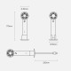 Baseus mini fan fan powerbank with built-in USB Type C cable 4000mAh green