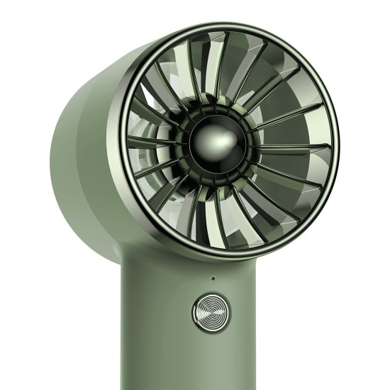 Baseus mini fan fan powerbank with built-in USB Type C cable 4000mAh green