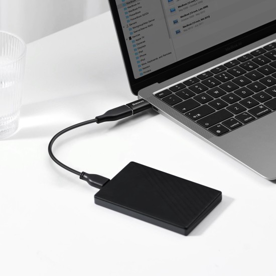 Baseus Ingenuity Series plug adapter USB Type C to USB-A 3.2 gen 1 Μαύρο (ZJJQ000001)