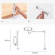 Baseus Otaku Universal Phone Holder Βάση Tablet με Βραχίονα σε Γκρι χρώμα