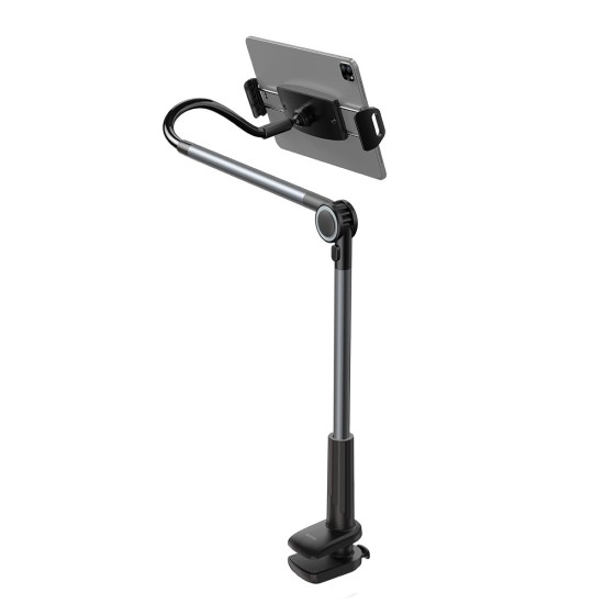 Baseus Otaku Universal Phone Holder Βάση Tablet με Βραχίονα σε Γκρι χρώμα
