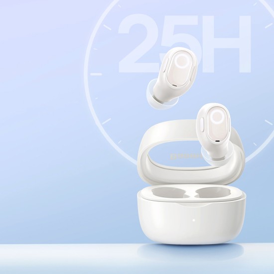 Baseus Bowie WM02 TWS Bluetooth 5.3 wireless headphones Λευκά