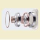 Baseus Bowie WM02 TWS Bluetooth 5.3 wireless headphones Λευκά