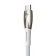Baseus Glimmer USB 2.0 Cable USB-C male - USB-A male 100W Λευκό 2m (CADH000602)