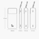 Baseus Bipow Overseas Edition Power Bank 10000mAh 15W με 2 USB-A, USB-C Μαύρο PPBD050001